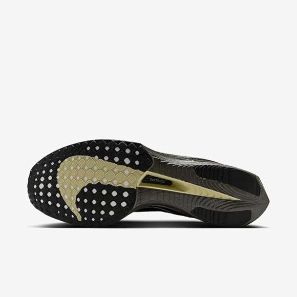 Nike ZoomX Vaporfly 3. Black Olive Aura Metallic Medium Ash. SIZE 12. HV6351-001 - Picture 3 of 6